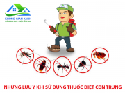 Những lưu ý khi sử dụng thuốc diệt côn trùng